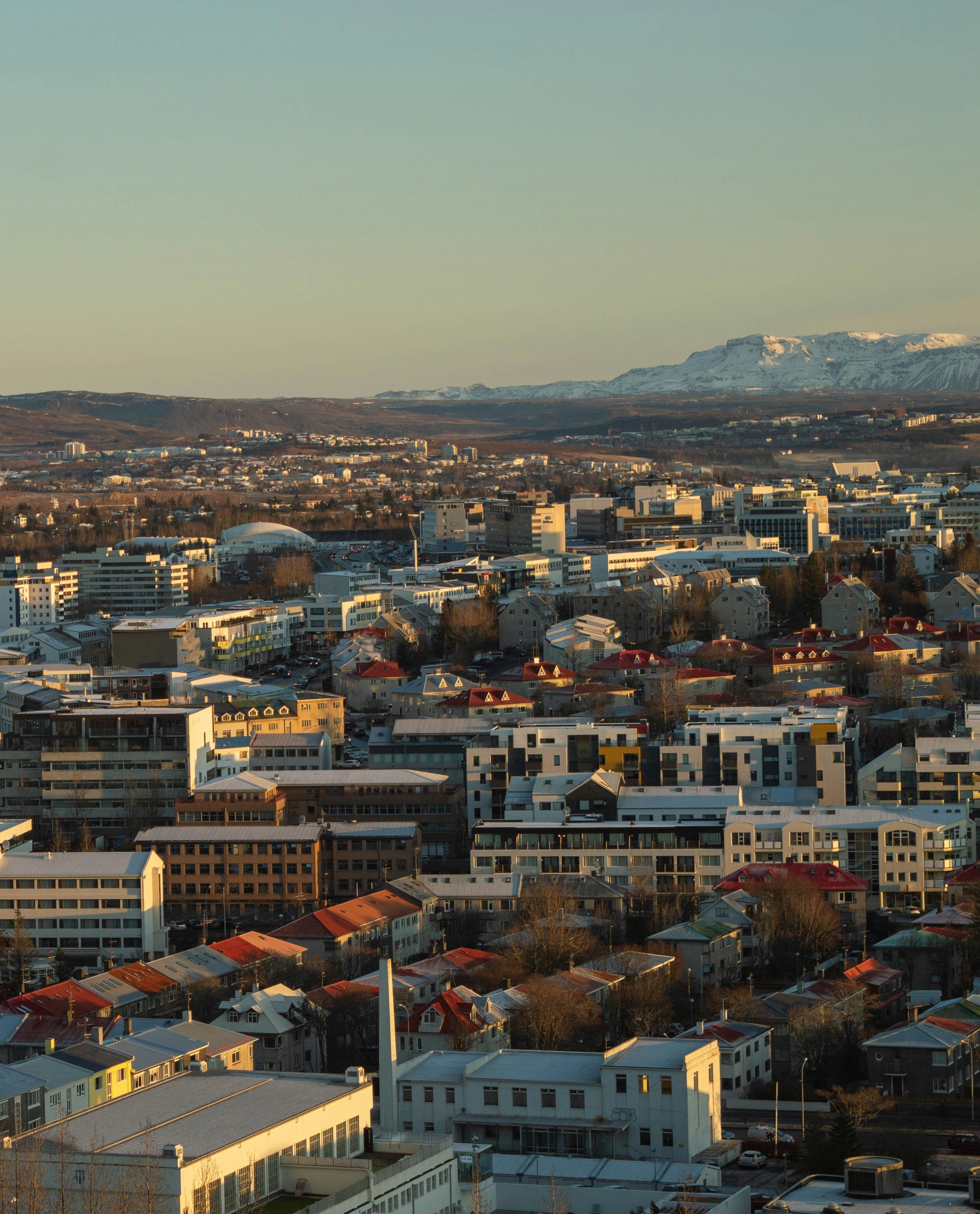 Reykjavík í gullnu ljósi